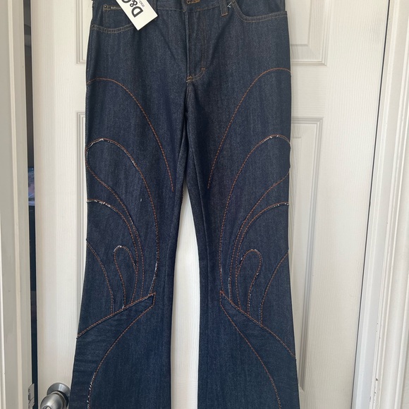D&G Denium Pants with Seude